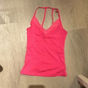 Pink lole workout tank